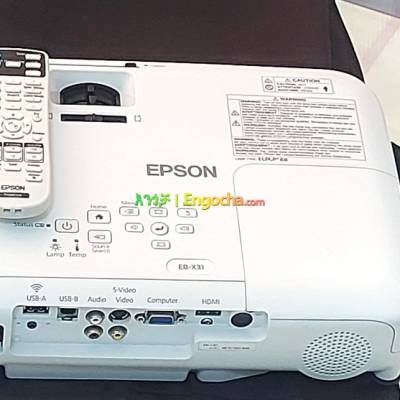 EPSON ProjectorModel name:  EB-x31Has  :  Bag&Remote Hardware interface: VGA, USB, HDMILa